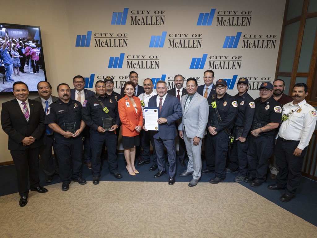 STHS recognizes seven exceptional individuals at a recent McAllen City Commission meeting